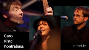 Caro Kiste Kontrabass im artort.tv Gespräch mit Stephan Haberzettl
