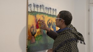 Zaki Al-Maboren ist einer der Künstler von ART IN ENERGY 