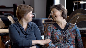 Hatten Spaß beim Dreh zum Orchesterfilm - Katarina Malzew und Katja Geisman (v.l.r.)